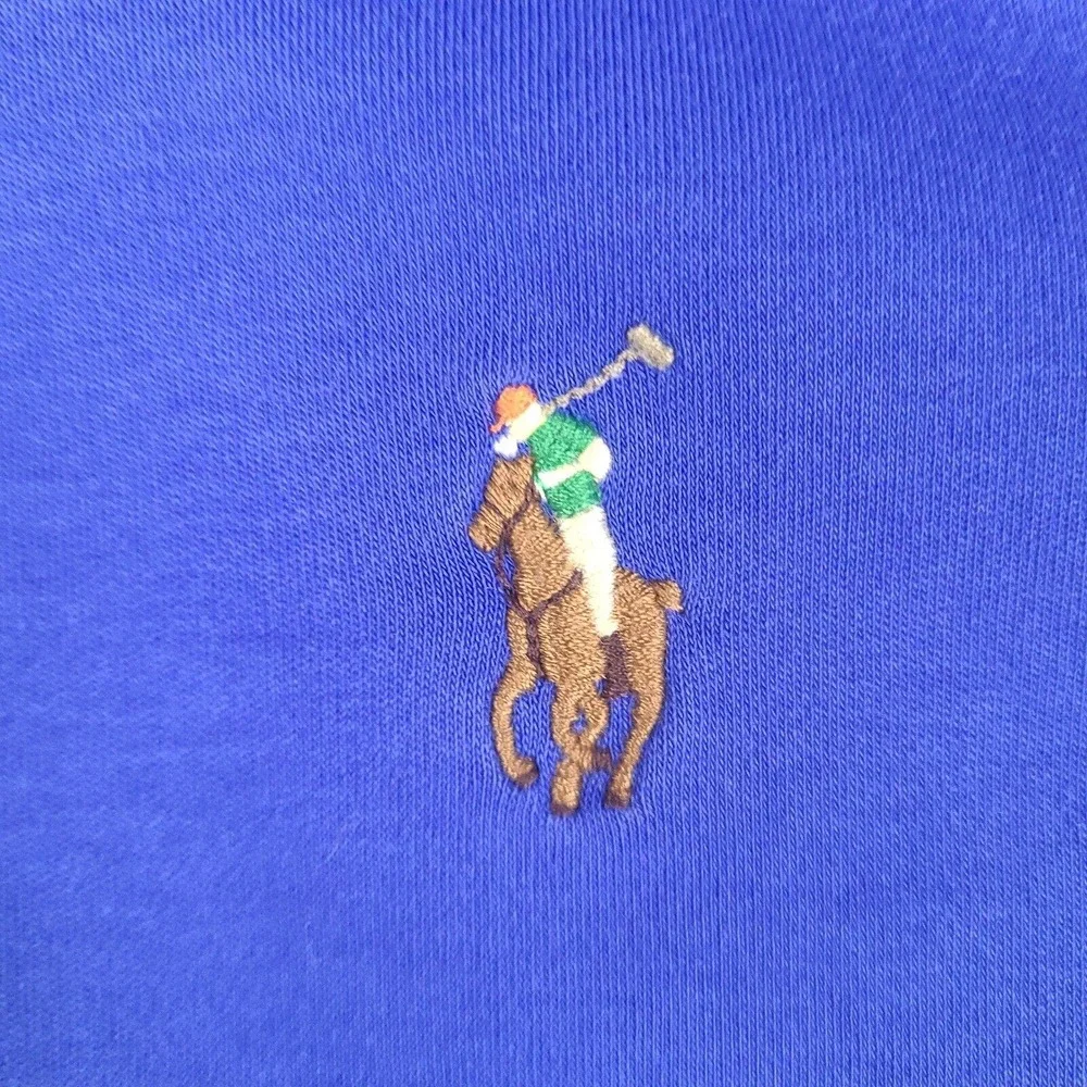 Polo‎ Ralph Lauren Polo Shirt Men's Large Blue Classic Fit Jockey Cotton